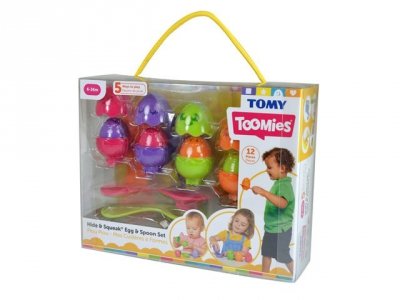 TOMY TOMY TOOMIES Jajeczka z łyżeczkami E73082 /6