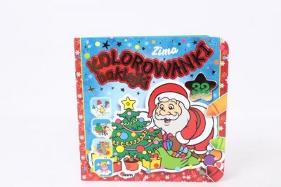 MOREX Kolorowanki naklejki Zima 10265