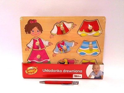 ANEK - SMILY PLAY Układ.drewn.ubieranka SmilyPlay SPW83604 36047