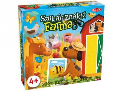 TACTIC Gra plansz.Szukaj i znajdź Farma 58499 84997