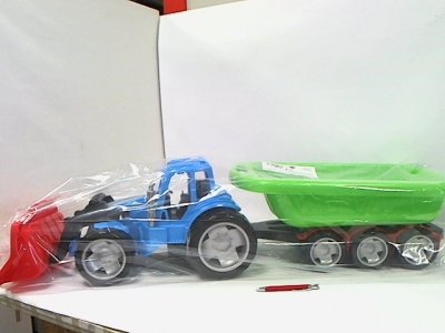 CZAKO Spychacz XXL z przyczepą 09335