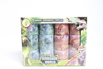MZ-IMPORT Sprężyna z dinozaurami 12szt/opak KL02 05631