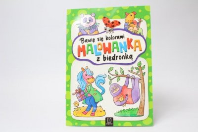 AKSJOMAT Bawię się kolorami Malowanka z biedronką 34704