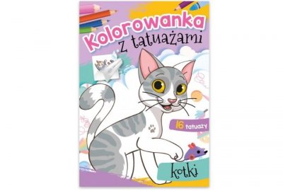 SKRZAT-WYDAWNICTWO Kolorow.z tatuaż.Kotki 72006 