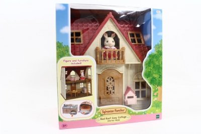 EPOCH - SYLVANIAN FAMILIES SYLVANIAN przytulny domek wiejski czerw.dach 05567
