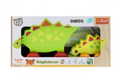 TREFL TREFL Zabawka drewn.Dinos - Stegosaurus 61747