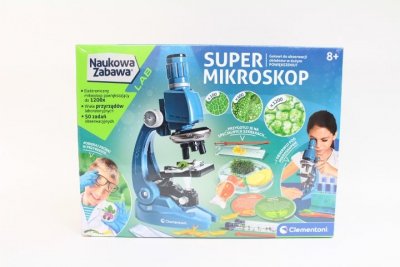 CLEMENTONI - ZABAWKI CLE Naukowa zabawa Super mikroskop 50755
