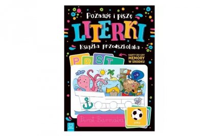 AKSJOMAT Poznaję i piszę literki Książka przedszk.35862