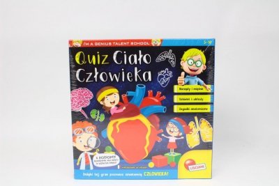 DANTE Lisciani a genius Quiz Ciało człowieka 67794