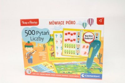 CLEMENTONI - ZABAWKI CLE Mówiące pióro 500 pytań Liczby 50783