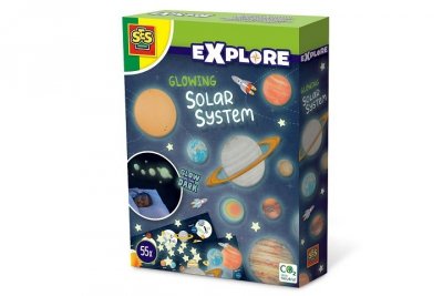SES CREATIVE SES świecący w nocy układ słoneczny 25123 51239