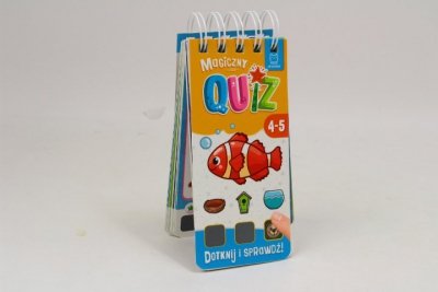 AKSJOMAT Magiczny quiz z rybką Dotknij i sprawdź 4-5 37330