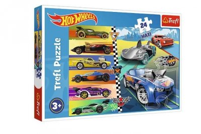 TREFL PUZZLE MAXI 24 Szybkie Hot Wheels 14362