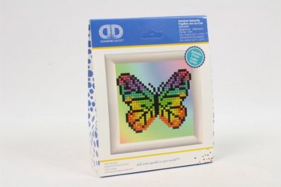 DANTE Diamond Dotz rainbow butterfly 018-DD1031F 17020