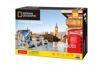 DANTE Cubic Fun puzzle 3D NationGeogr.TowerBridge 09780