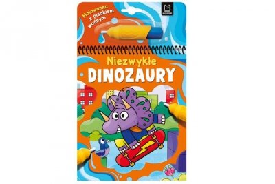 AKSJOMAT Malowanka z pisakiem wodnym Niezw.dinozaury 37392