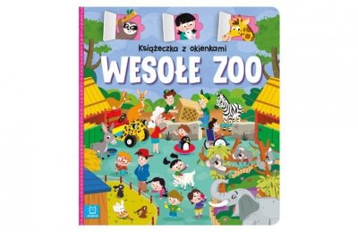 AKSJOMAT Książeczka z okienkami Wesołe zoo 37088