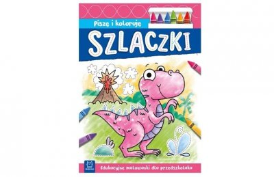 AKSJOMAT Piszę i koloruję Szlaczki Eduk.malow.przedsz.35305