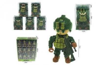 HIPO Figurka żołnierza 8cm HFM03 43341