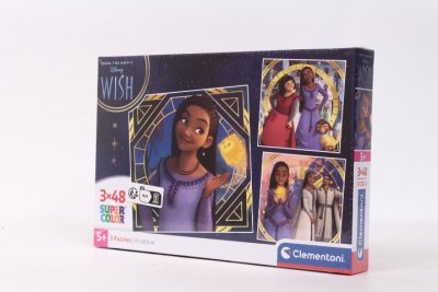 CLEMENTONI - PUZZLE CLE puzzle 3x48 SuperKolor Wish 25310