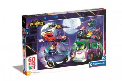 CLEMENTONI - PUZZLE CLE puzzle 60 maxi SuperKolor Batwheels 26597