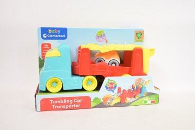CLEMENTONI - ZABAWKI CLE BABY Transporter przewrotne samochodziki 17998