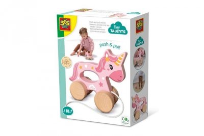SES CREATIVE SES Drewn.jednorożec 2w1 pchaj/ciągnij 13137 31371