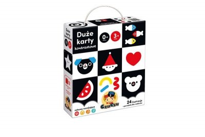 CzuCzu CzuCzu Duże karty kontrast.d/dzieci 0-3mies 62664