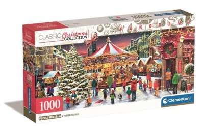 CLEMENTONI - PUZZLE CLE puzzle 1000 Panorama ChristmasCollection 39928
