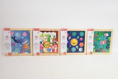 MATTEL FP drewniane puzzle układanki HXV15