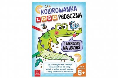 AKSJOMAT Kolorowanka logoped.i wierszyki na język 39037