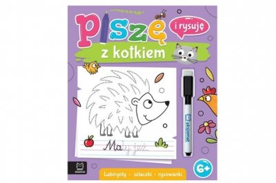 AKSJOMAT Piszę i rysuję z kotkiem Labir..,szlaczki... 39129
