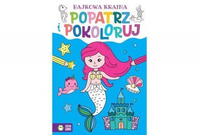 ZIELONASOWA Popatrz i pokoloruj Bajkowa kraina 96449