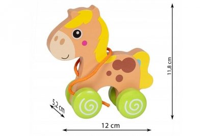 ANEK - SMILY PLAY Drewniany konik d/ciągn.SmilyPlay SPW84982 49825