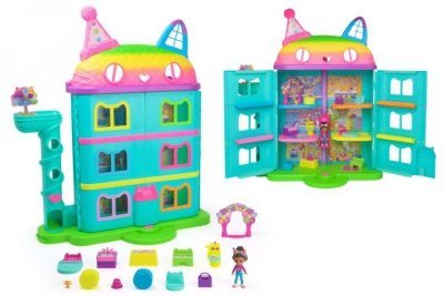 SPIN MASTER SPIN GABI tęczowy dom z windą+figurka 6071380 /1