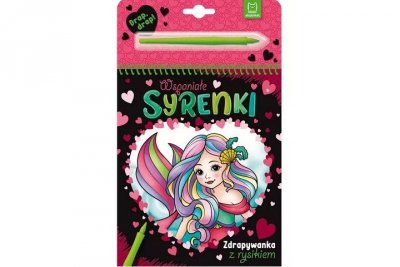 AKSJOMAT Wspaniałe syrenki Zdrapywanka z rysikiem 39938
