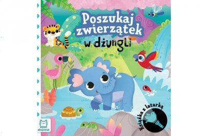 AKSJOMAT Poszukaj zwierzątek W dżungli Książka z lat..40232