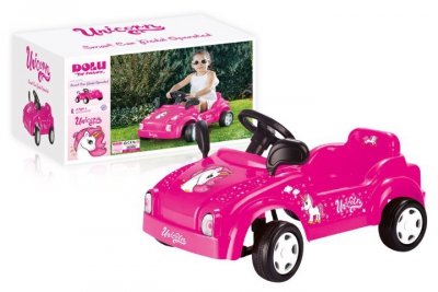 DOLU DOLU Unicorn auto na pedały różowe 2519 25197