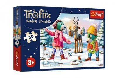TREFL PUZZLE 30 Świąteczny czas Treflików 18313