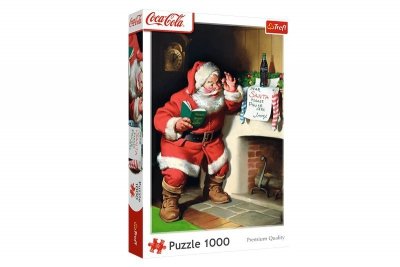 TREFL PUZZLE 1000 Coca-Cola Mikołaj przy kominku 10922