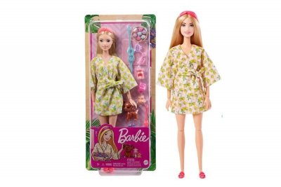 MATTEL Barbie lalka Relaks SPA w szlafroku HKT90