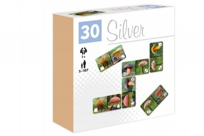 ALEXANDER Domino grzyby 30 Silver 29000
