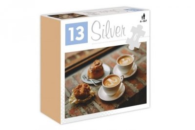 ALEXANDER Puzzle 6el 13 Silver Kawa i ciastko 28836