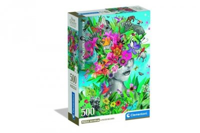 CLEMENTONI - PUZZLE CLE puzzle 500 Compact Head in the Jungle 35600