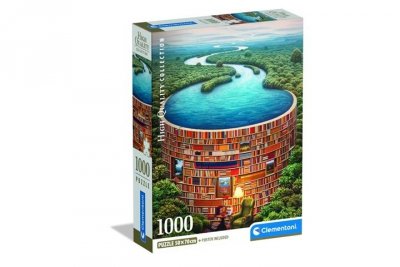 CLEMENTONI - PUZZLE CLE puzzle 1000 Compact Bibliodame 39949