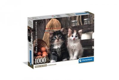 CLEMENTONI - PUZZLE CLE puzzle 1000 Compact Lovy Kittens 39943