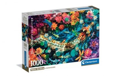 CLEMENTONI - PUZZLE CLE puzzle 1000 Compact Koi River 39939