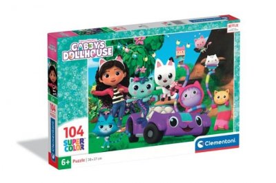 CLEMENTONI - PUZZLE CLE puzzle 104 SuperKolor Gabby 25034