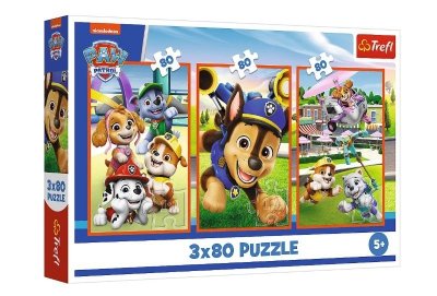 TREFL PUZZLE 3x80 Psia zgraja /Psi Patrol 34886