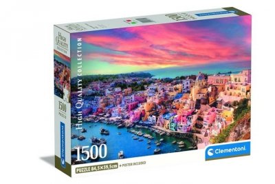 CLEMENTONI - PUZZLE CLE puzzle 1500 CompactPicturesqueProcidaIsl.31721